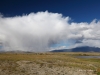 Cloudscape at lake Dayan Nuur in Mongolian Altai