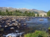 Rapid mountain river in Mongolian Altai