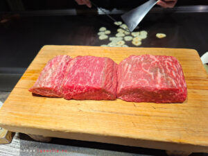 Порция в Kobe Steak Restaurant Mouriya Lin