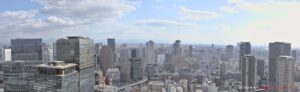 Umeda Sky Building Observatory - вид на город